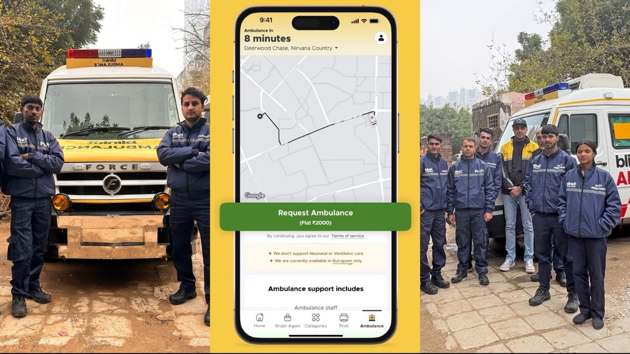 AIIMS Professor Hails Blinkit's 10-Minute Ambulance as "Healthcare Revolution"
