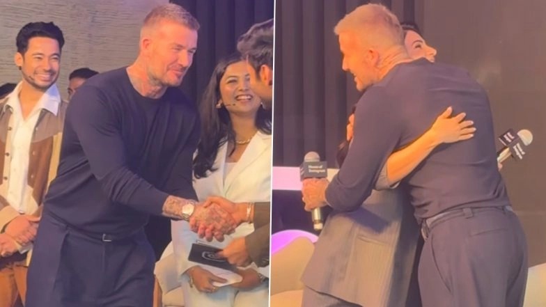 Jersey Exchange Fever: Samantha Ruth Prabhu and Football Legend David Beckham Connect