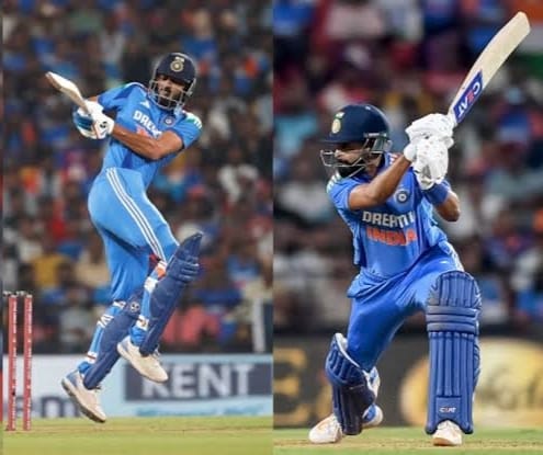 Shreyas Iyer, Axar Patel Anchor India's Innings After Early Blows in Champions Trophy 2025