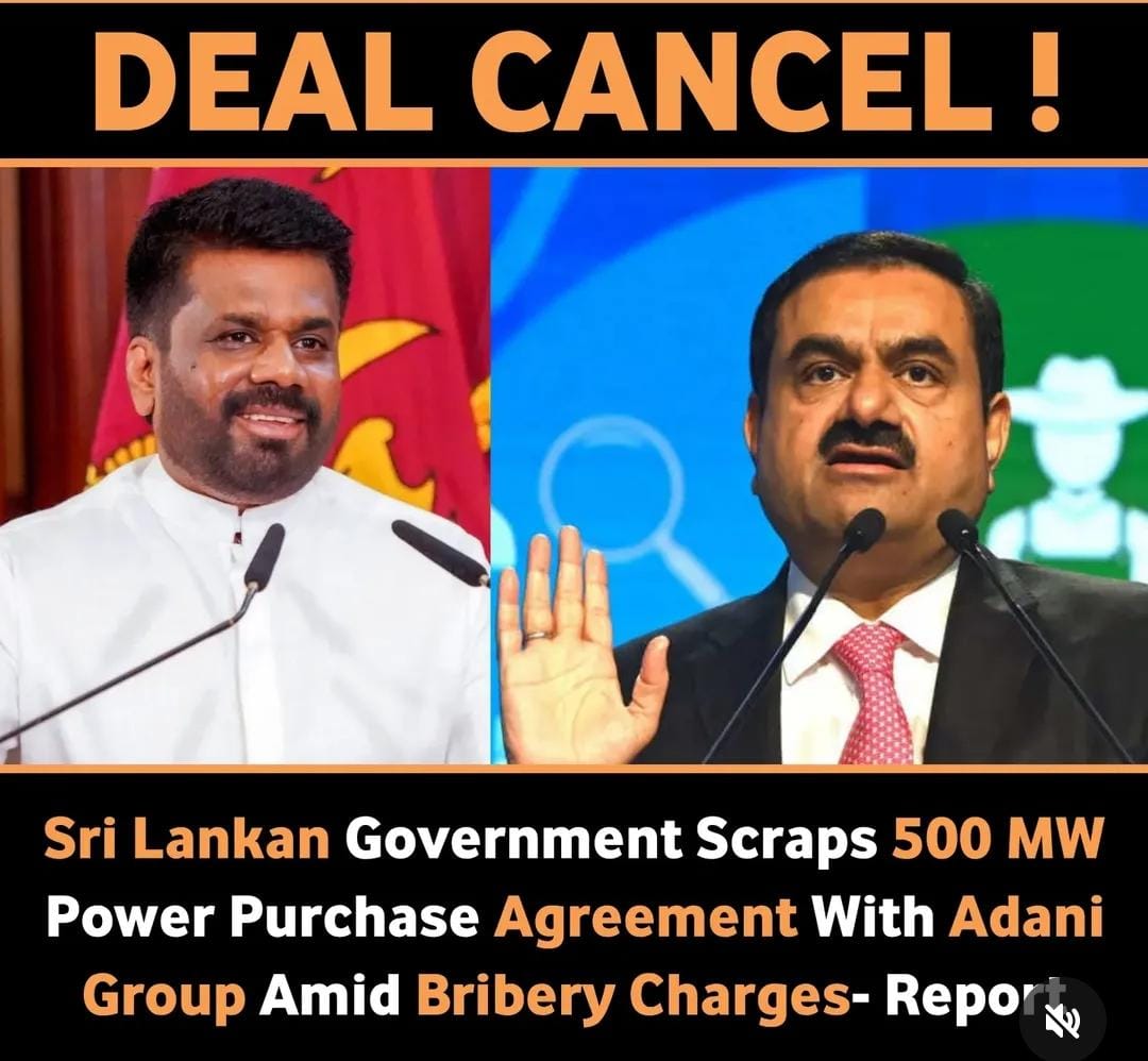 Sri Lanka Cancels $442 Million Power Deal with Adani Group Amid Controversy