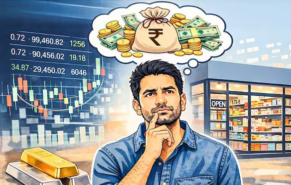 Rs 50,000 Dilemma: Shop or Financial Assets?