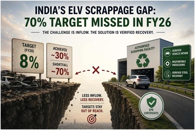 Automotive Industry Faces 70% Shortfall in FY26 ELV Scrappage