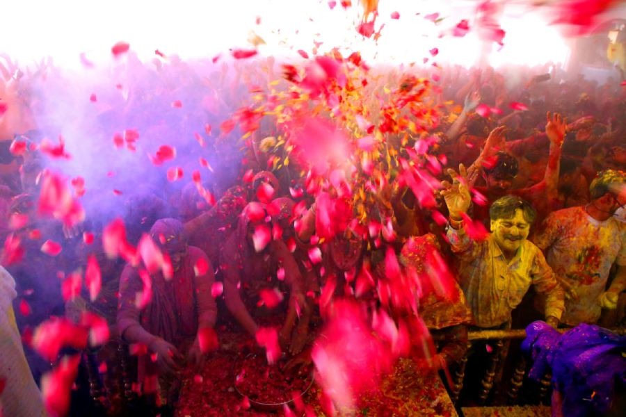Colors of Joy, Drops of Relief: Delhi's Rainy Holi
