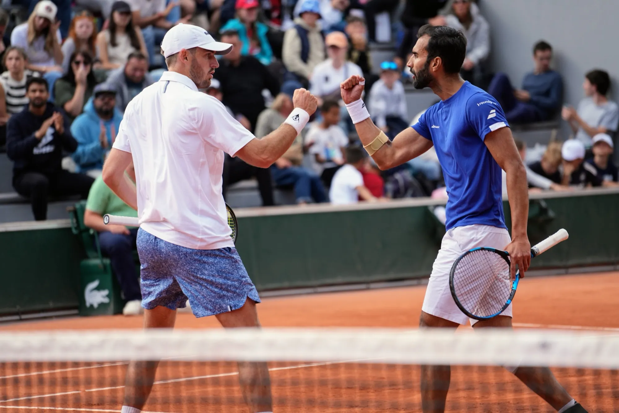 Bhambri-Galloway Stun Seventh Seeds to Enter French Open Third Round