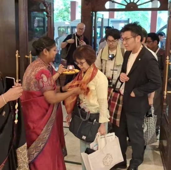 Sacred Trails: Japanese Delegation Receives Grand Welcome in Kashi, Visits Sarnath
