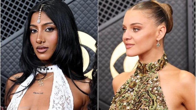 Indian Elegance Shines At Grammys 2026: Om Necklace And Sabyasachi Magic