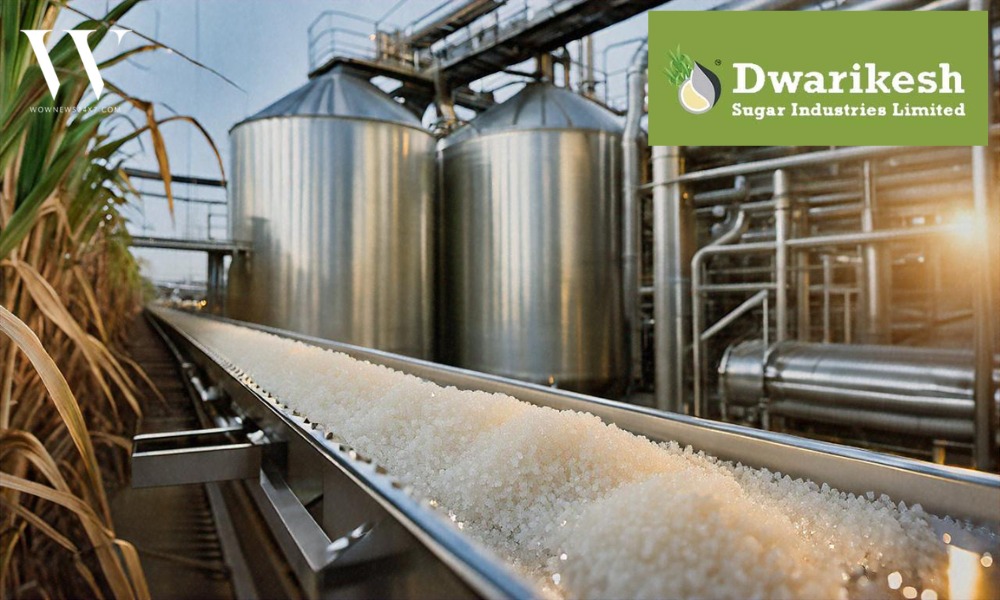 Dwarikesh Sugar Q1 Loss Widens to ₹257M, Shares Fall 8%