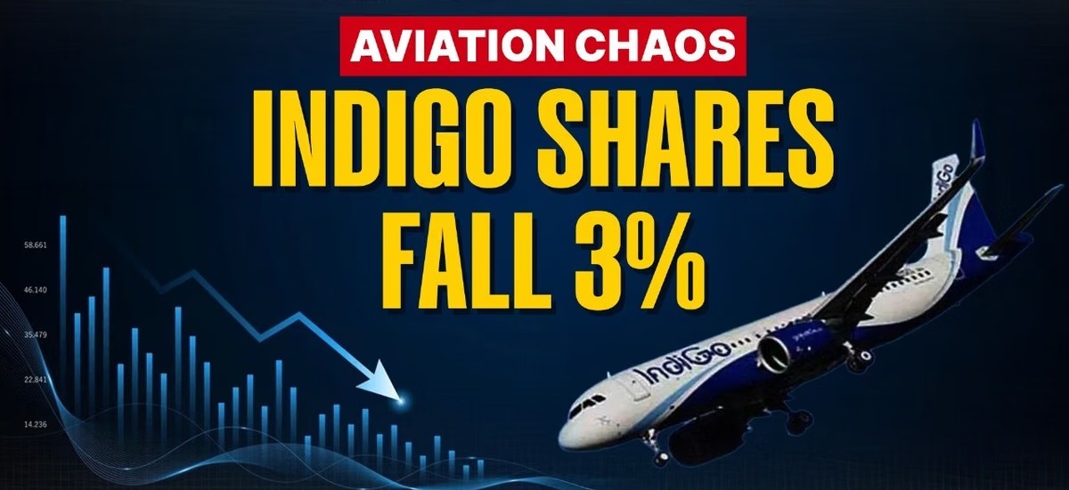 IndiGo Plunges 3%: Flight Chaos Grounds Aviation Giant