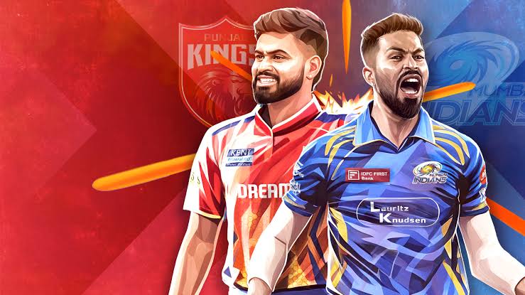 PBKS Opt to Bowl First Against MI in High-Stakes Clash at Batter-Friendly Venue