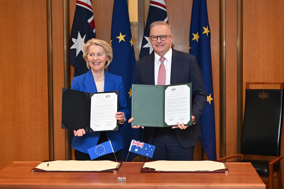 Australia And EU Seal Landmark Trade Deal To Boost Global Growth