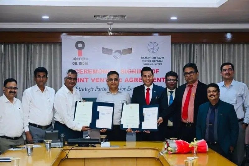 Clean Energy Surge: Oil India and RVUNL Join Forces for 1.2 GW Renewable Project Powerhouse