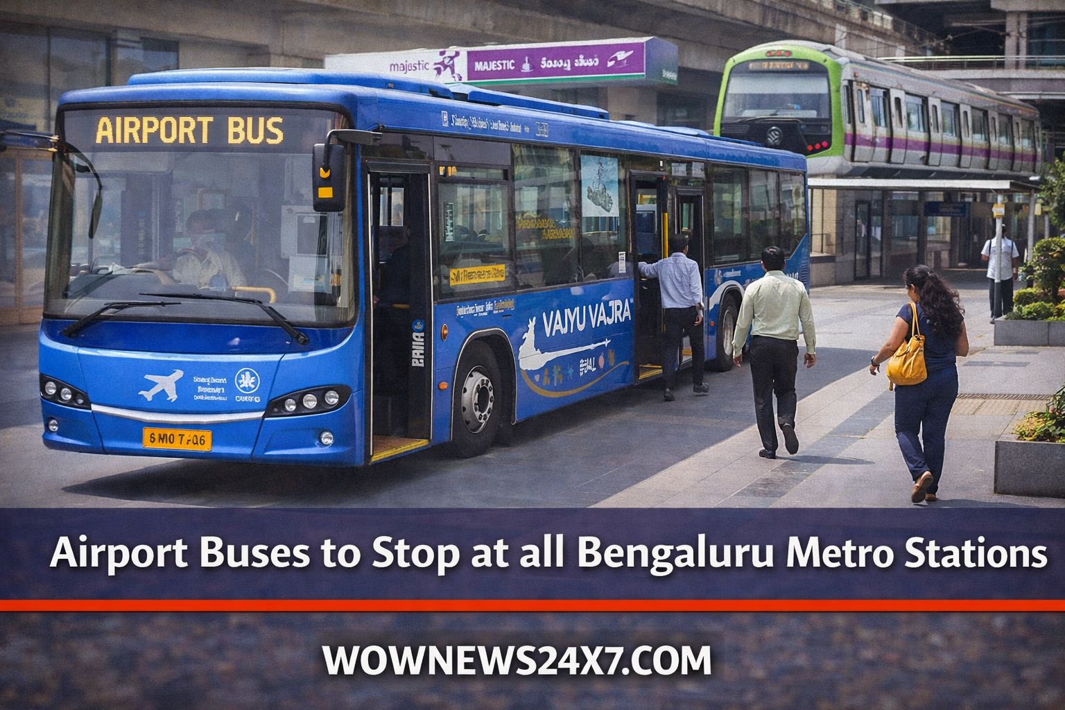Bengaluru Airport Buses to Stop at All Metro Stations Along Routes