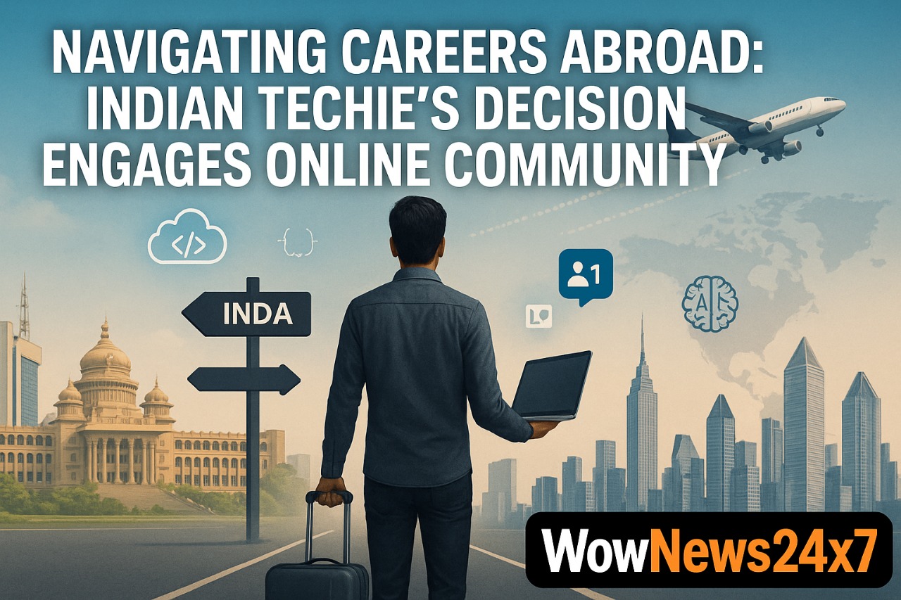 Navigating Careers Abroad: Indian Techie’s Decision Engages Online Community