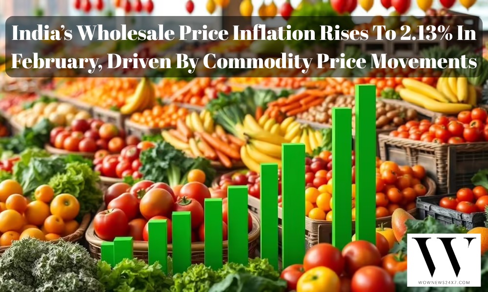 India’s Wholesale Price Inflation Rises To 2.13% In February, Slightly Above Estimates