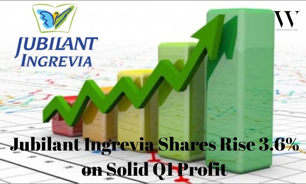 Jubilant Ingrevia Shares Up 3.6% on Q1 Profit Rise