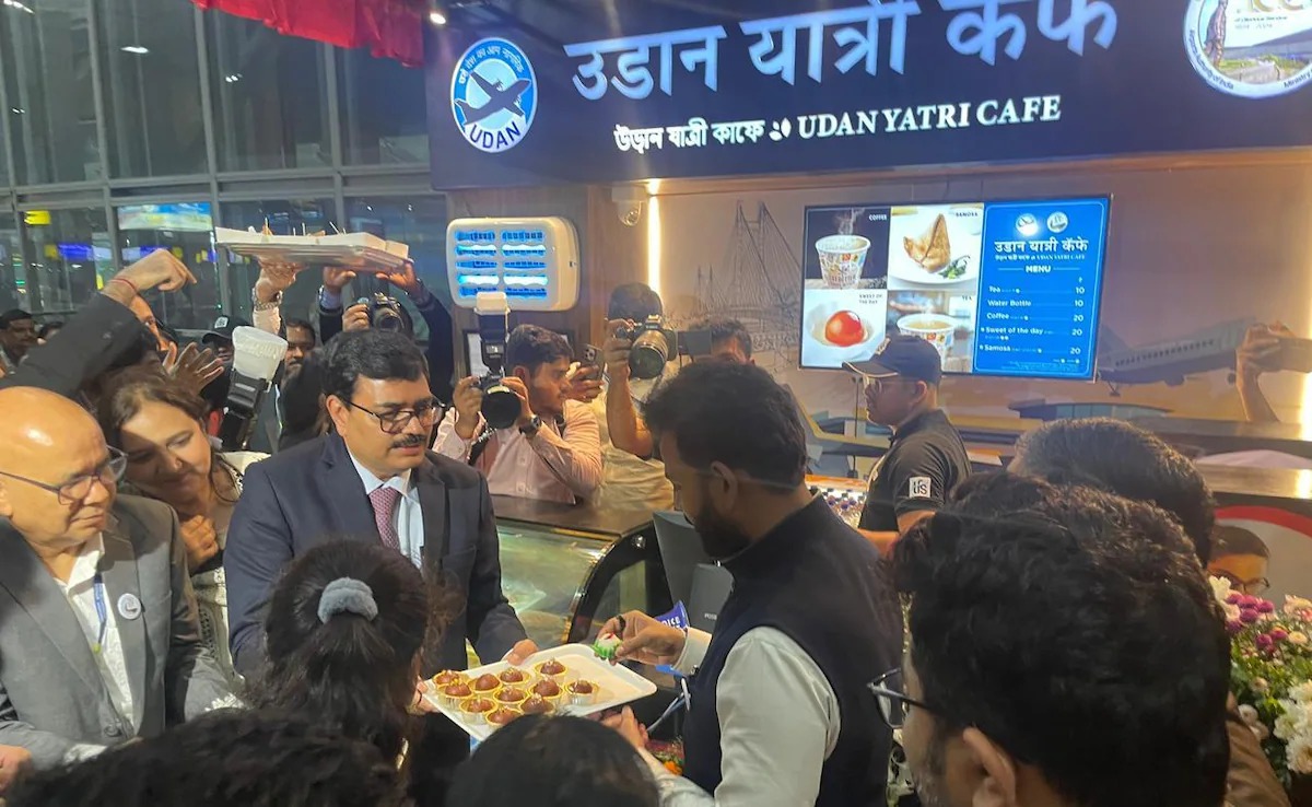 Affordable Air Travel Gets A Boost: Udaan Yatri Café Opens At Bhubaneswar Airport With Rs 10 Tea And Water