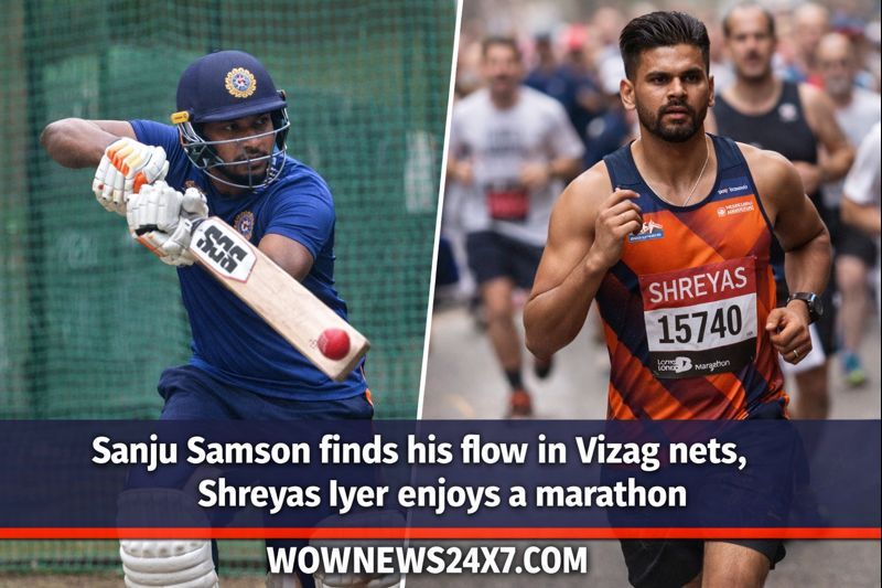 Samson Sharpens Skills in Vizag Nets, Iyer Finds Rhythm in Marathon Training