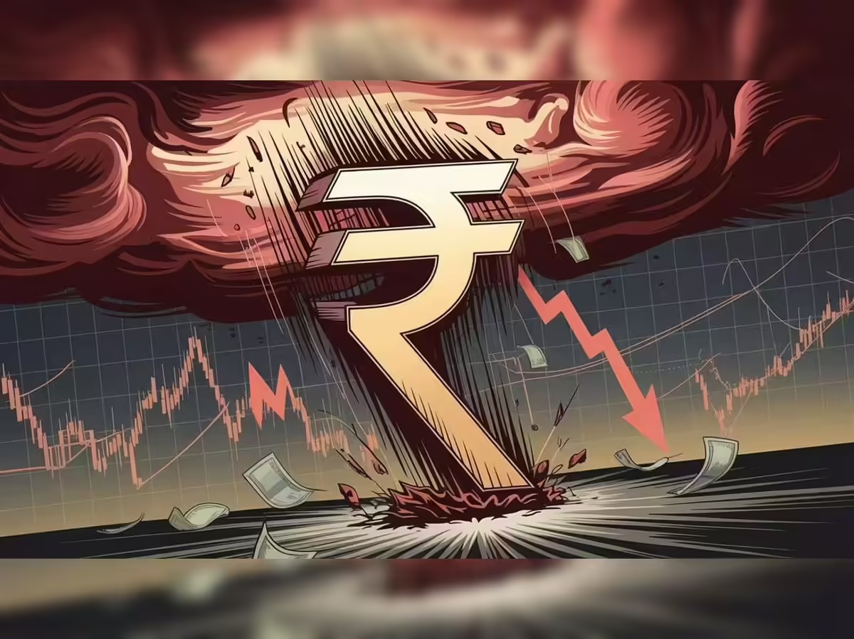 Indian Rupee Logs Sharpest Single-Day Fall In Over Four Years