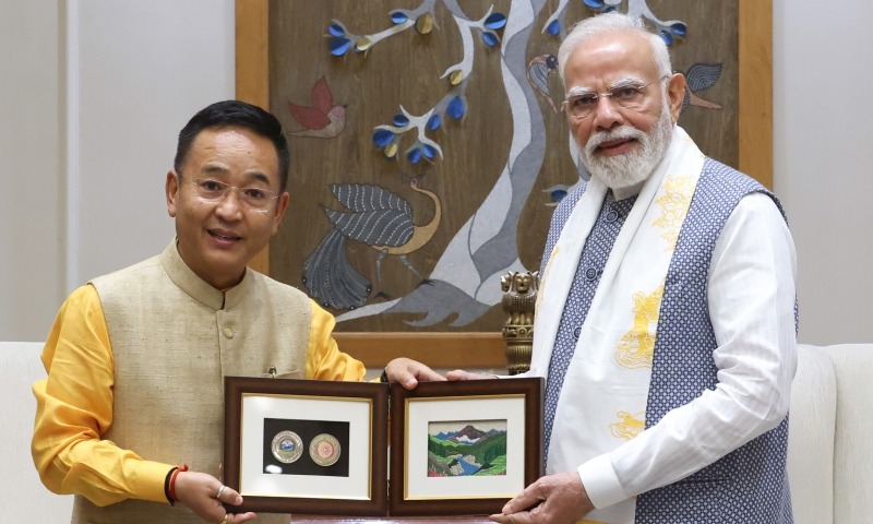 A Day of Progress: Sikkim’s CM Holds Key Talks with PM on Regional Development