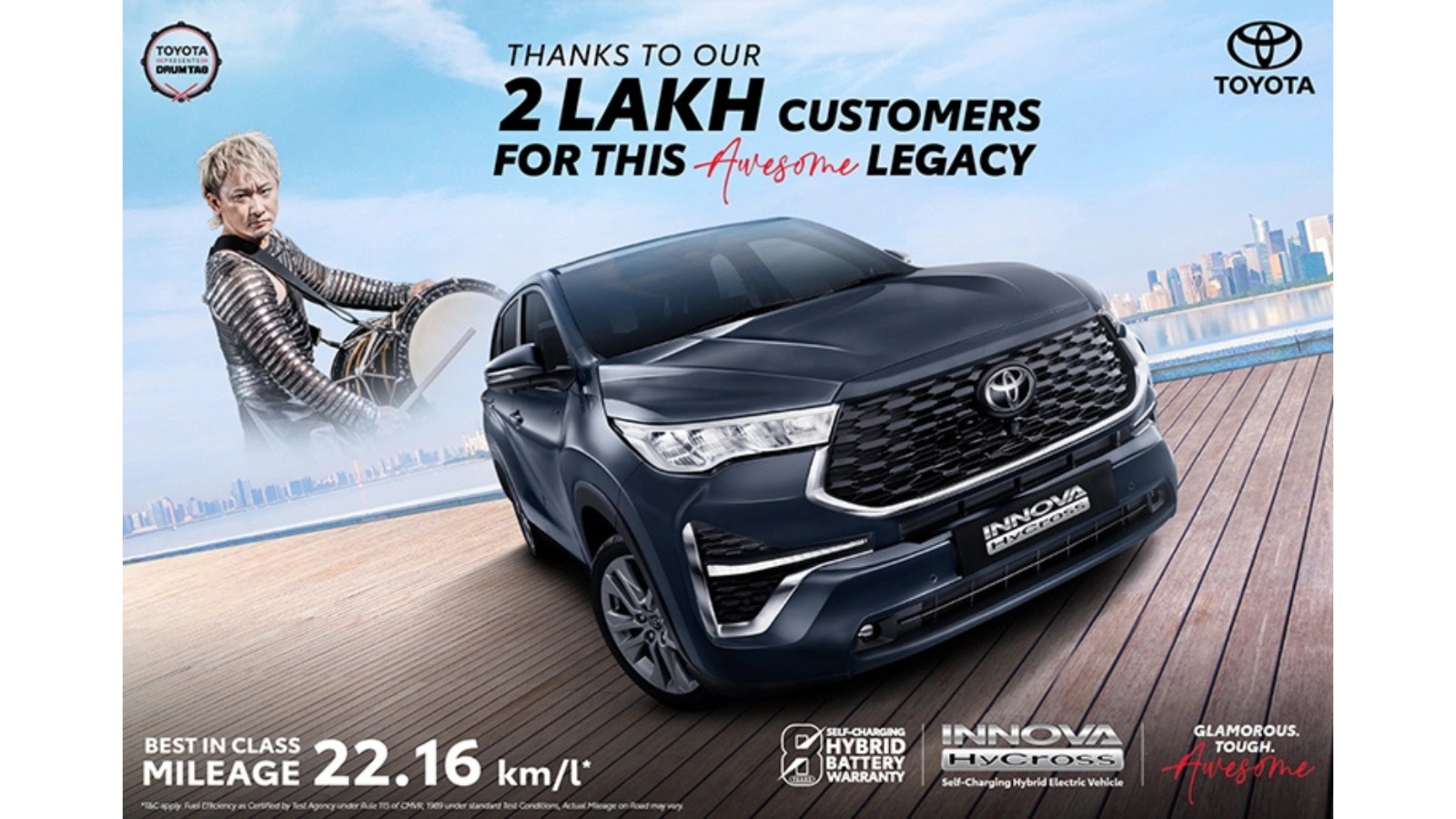 Toyota Innova HyCross Hits 2 Lakh Sales Milestone In India