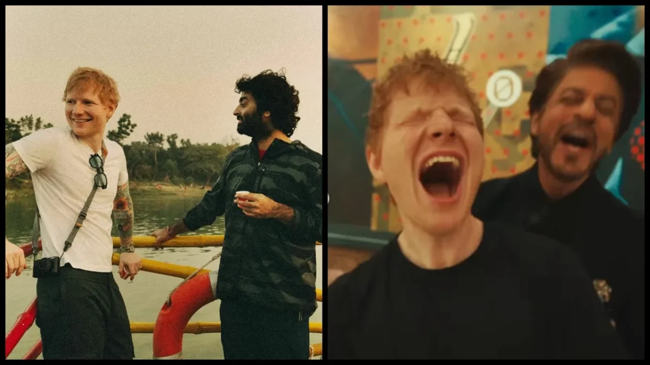Ed Sheeran’s ‘Sapphire’ Shines Bright with Arijit Singh & Shah Rukh Khan Cameo