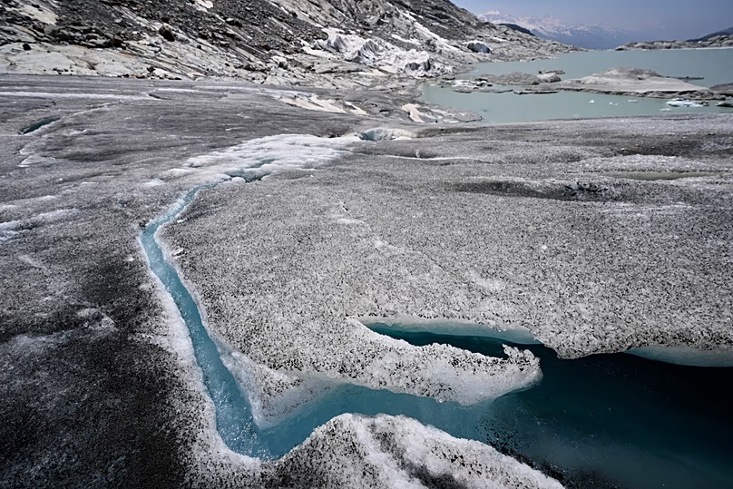 Swiss Glaciers Face Rapid Melt Due to Intense European Heatwave
