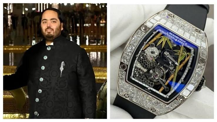 Timepiece Royalty: Anant Ambani's Limited Edition Richard Mille Watch Showcases Diamond Artistry