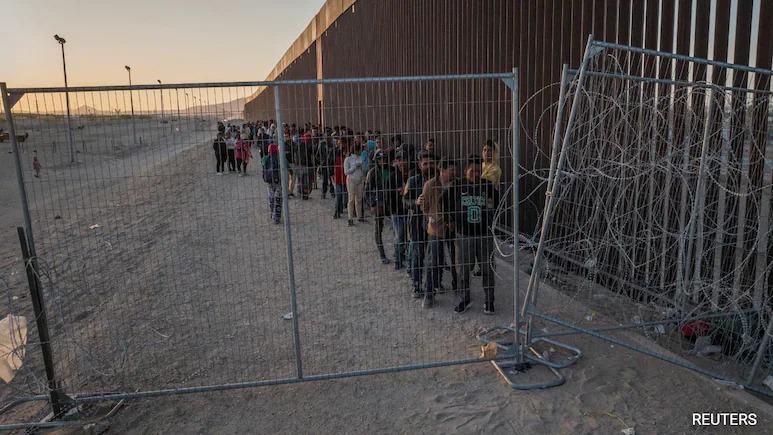 Surge in Indian Migrants at US Border Sparks Mass Deportation: 104 Flown Back in Military Operation