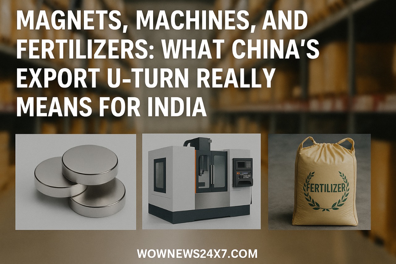 Magnets, Machines, and Fertilizers: What China’s Export U-Turn Really Means for India
