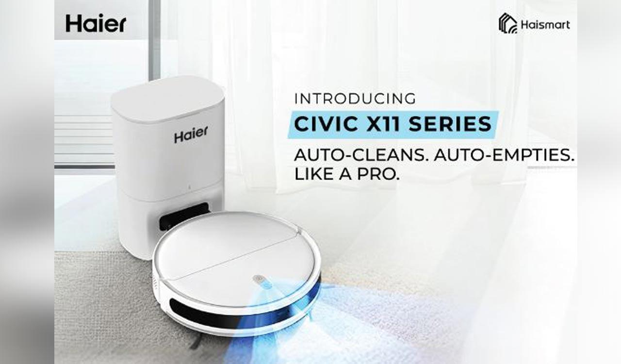 Haier Sweeps the Competition: CIVIC X11 Robot Vac Rolls Out Smart Moves!