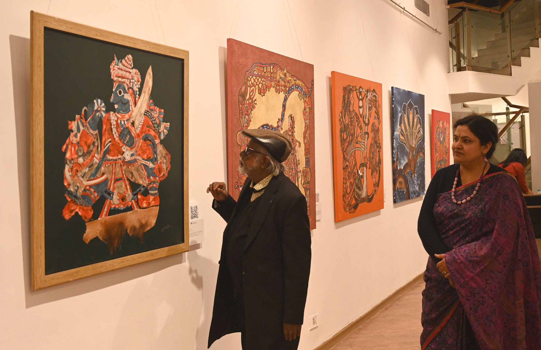 Belgian Artist Brings Indian Culture to Life in New Delhi Exhibition