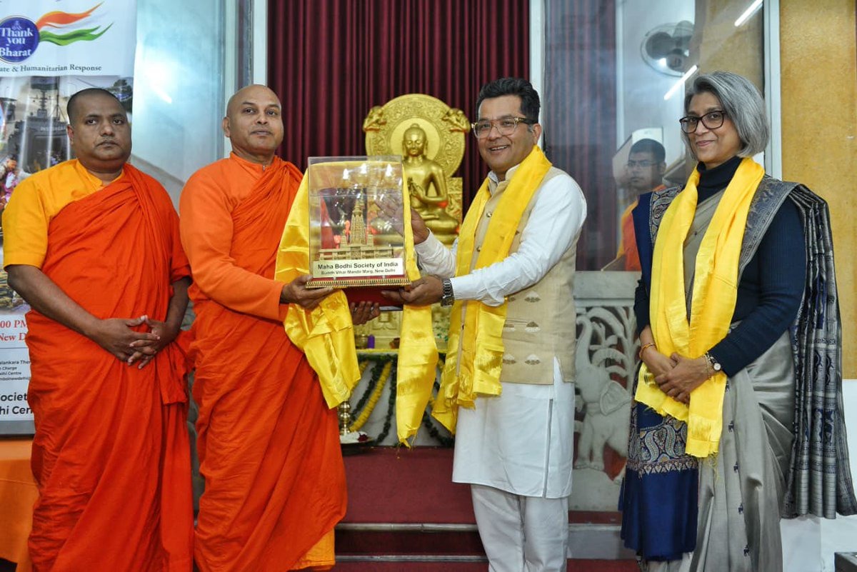 Maha Bodhi Society Hosts Thank You Bharat Event