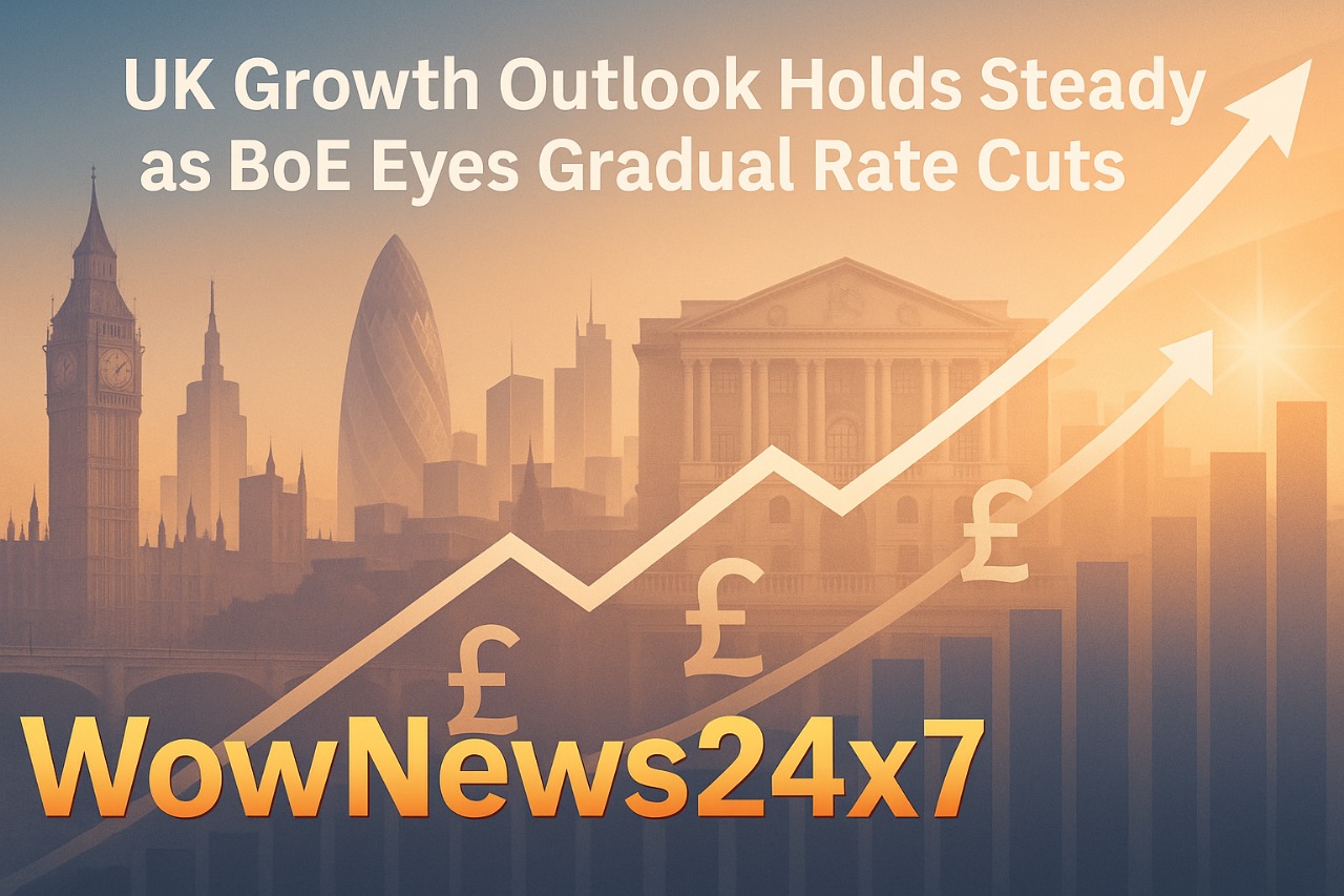 UK Growth Outlook Holds Steady as BoE Eyes Gradual Rate Cuts