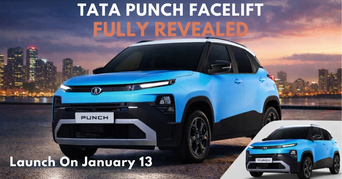 Sharper Looks, Smarter Tech: Tata Punch Facelift Hits Roads Jan 13