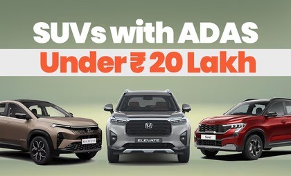 Safety Meets Affordability: 5 SUVs Under ₹20 Lakh Offering ADAS in India