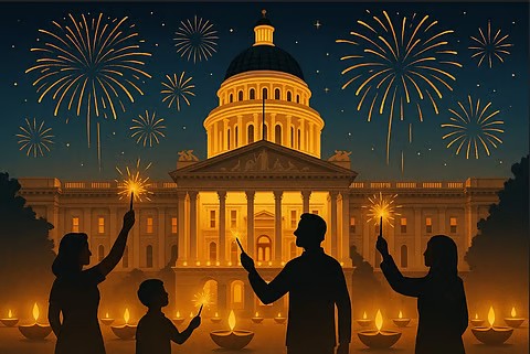 Golden State Embraces Diwali: A Cultural Milestone for Indian Americans