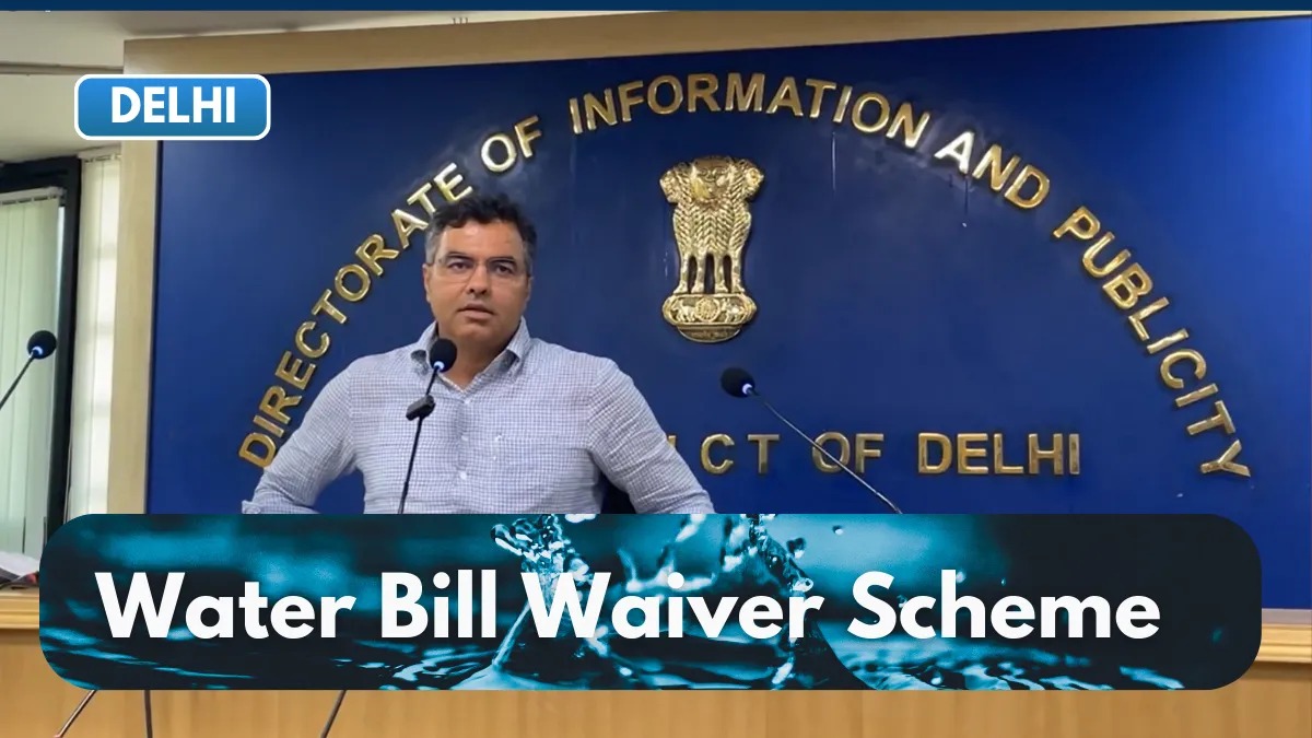Delhi Govt Grants Final Extension for Water Bill Waiver Scheme Until August 15
