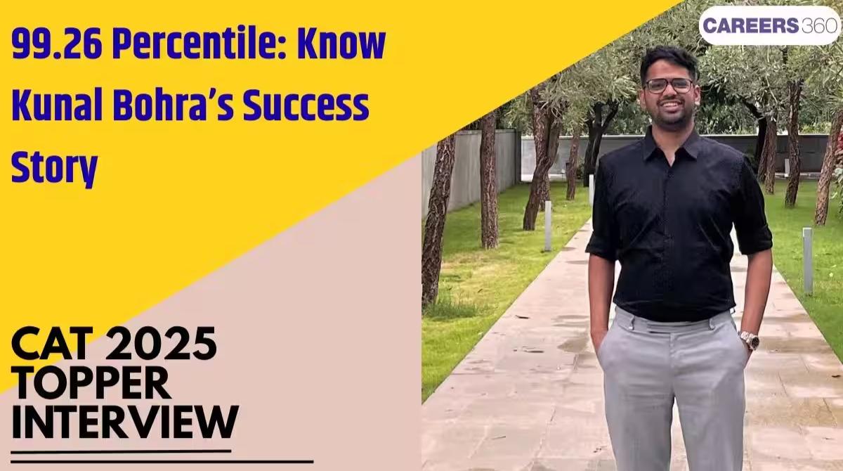 CAT 2025 Topper Kunal Bohra: From Goldman Sachs to 99.26 Percentile