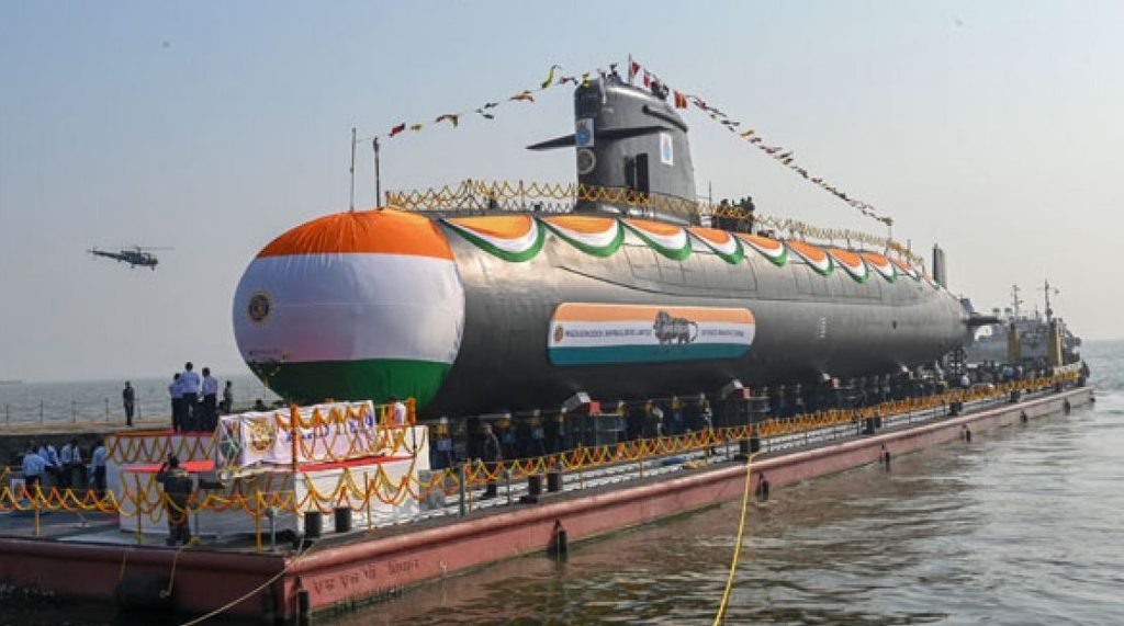 Indian Navy Receives Sixth Scorpene-Class Submarine, INS Vagsheer