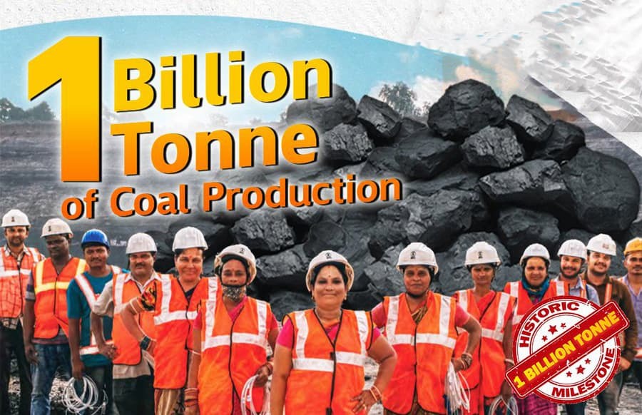 India Hits Billion-Tonne Coal Production Milestone For Second Year