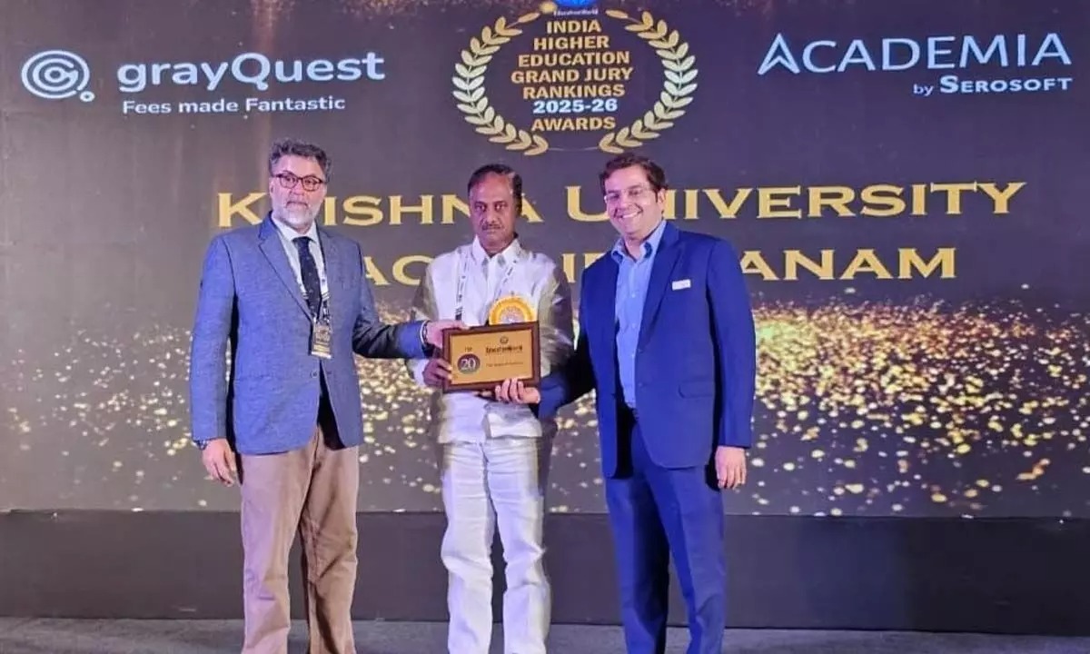 Krishna University Secures India Higher Education Award