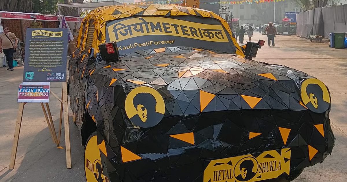 Nostalgia On Wheels: Kaali-Peeli Taxi Honoured At Kala Ghoda