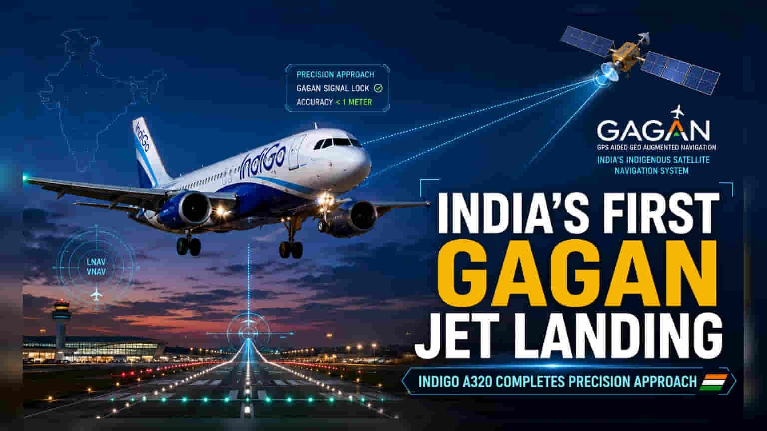 India Achieves First GAGAN-Guided Commercial Jet Landing in Udaipur