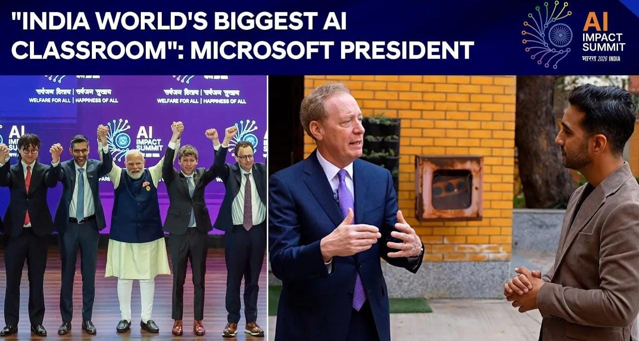 From Software Powerhouse To World’s Largest AI Classroom: India Redefines Human-Centric Innovation: Microsoft President