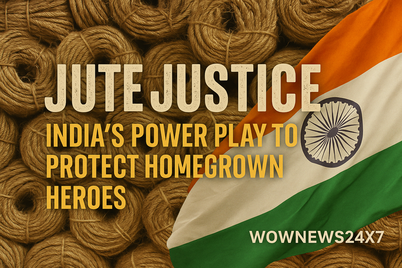 Jute Justice: India’s Power Play to Protect Homegrown Heroes