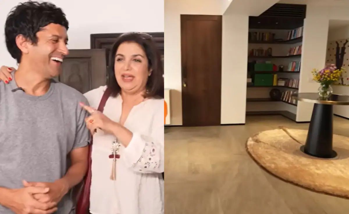 Walls of wonder: Farhan Akhtar & Shibani Dandekar’s Bandra bungalow opens up in Farah Khan’s tour