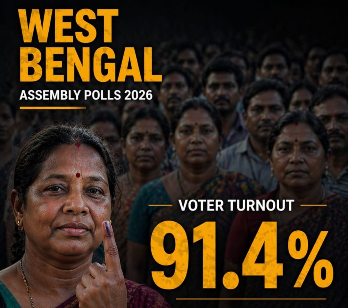 SIR In Focus, Voters In Action: West Bengal Witnesses 91.4% Polling Wave