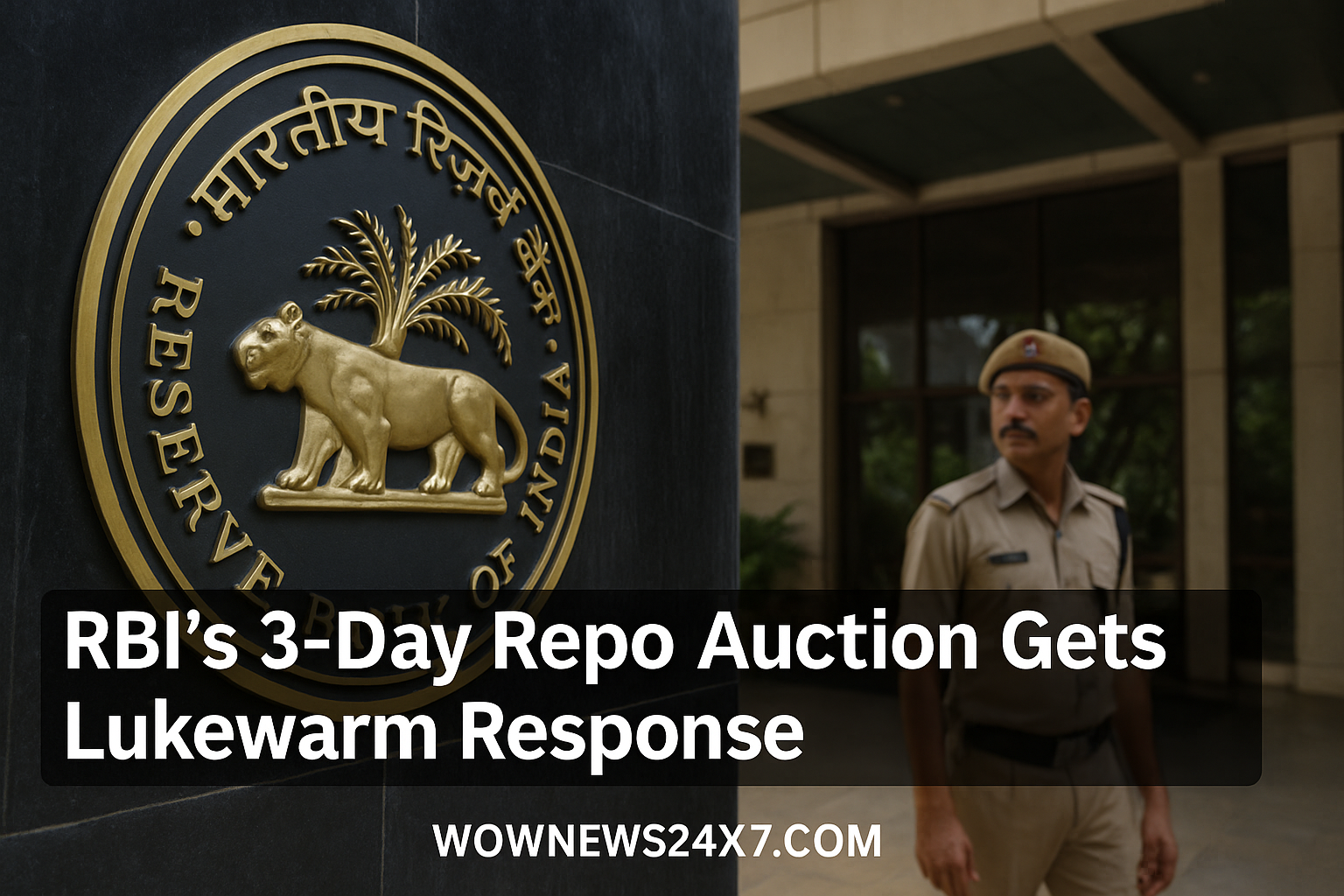 Liquidity Surplus or Caution? RBI’s VRR Auction Rings Quiet Bells with Just 24% Bid Uptake