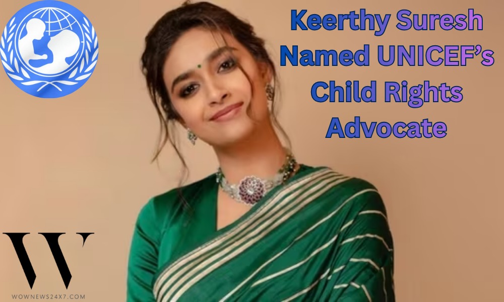 Keerthy Suresh Joins UNICEF India to Amplify Voices for Child Rights and Mental Health