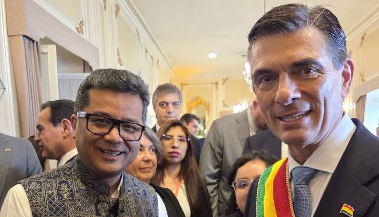 A New Chapter in India-Bolivia Ties: MoS Margherita’s Landmark Presence at Rodrigo Paz’s Presidential Oath